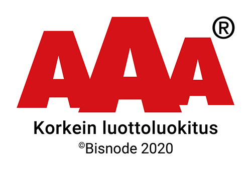 Bisnode 2020 korkein luottoluokitus